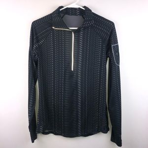 Under Armour black and grey running shirt medium